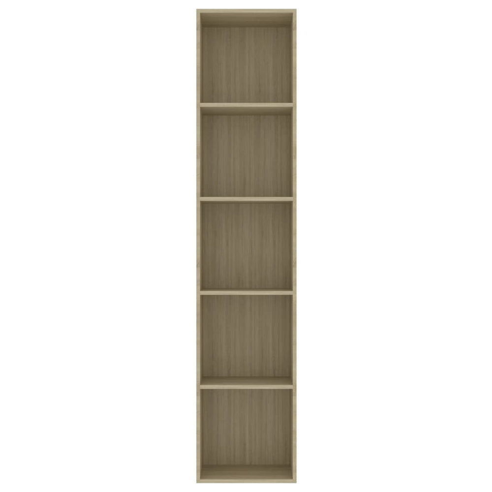 Boekenkast 40x30x189 cm spaanplaat sonoma eikenkleurig MeubelReus