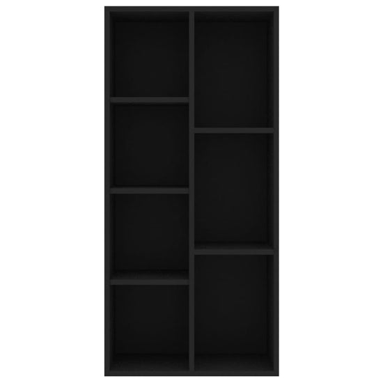 Boekenkast 50x25x106 cm bewerkt hout zwart MeubelReus
