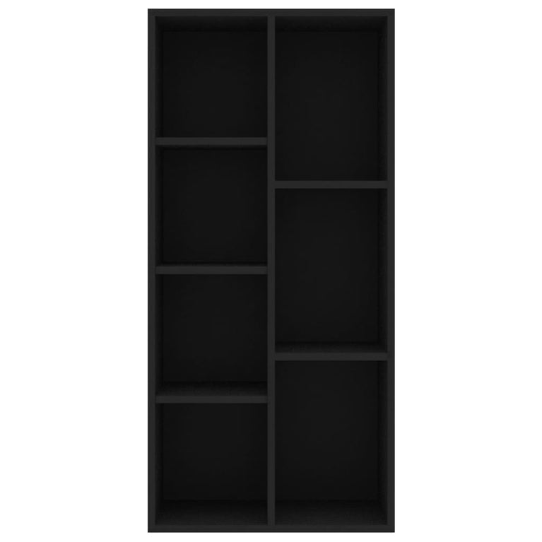 Boekenkast 50x25x106 cm bewerkt hout zwart MeubelReus
