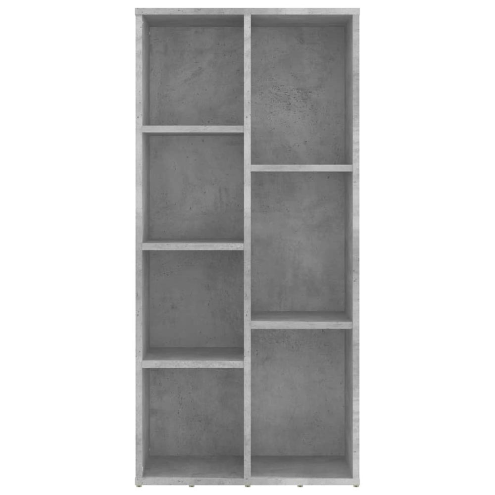 Boekenkast 50x25x106 cm spaanplaat betongrijs MeubelReus