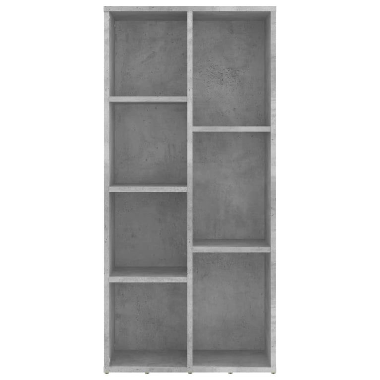 Boekenkast 50x25x106 cm spaanplaat betongrijs MeubelReus