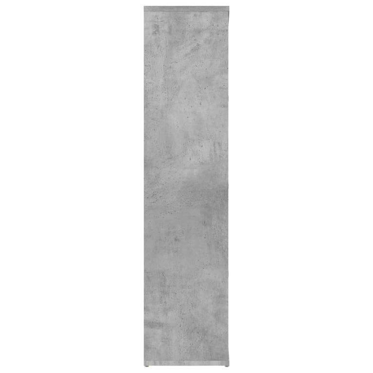 Boekenkast 50x25x106 cm spaanplaat betongrijs MeubelReus