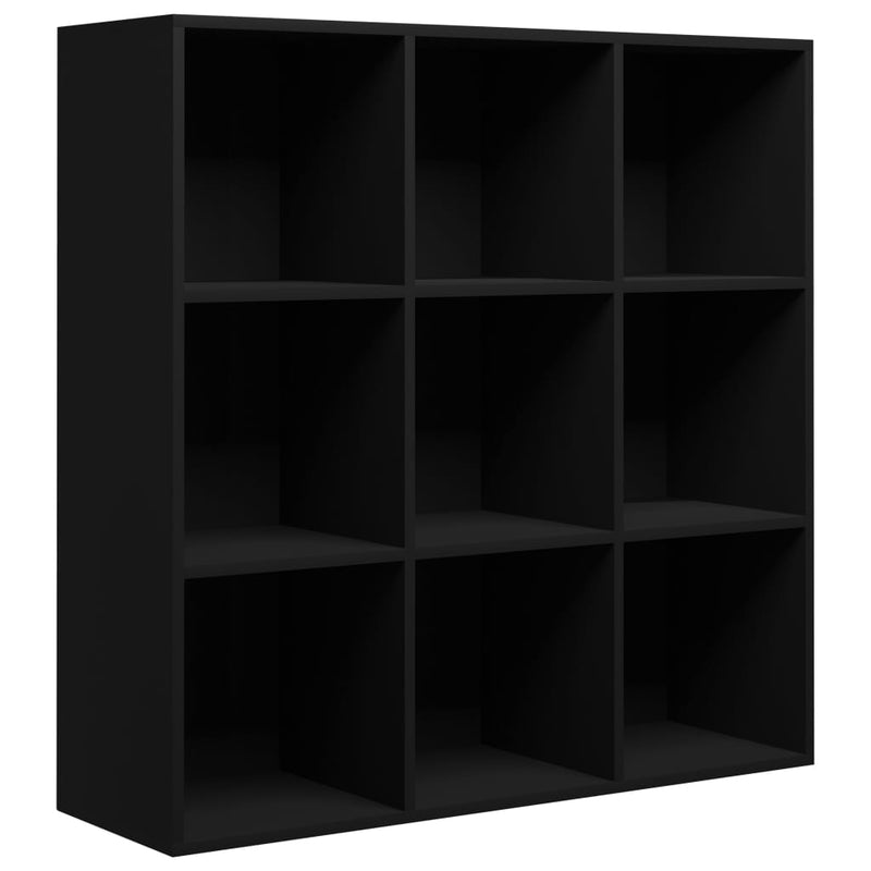 Boekenkast 98x30x98 cm spaanplaat zwart MeubelReus