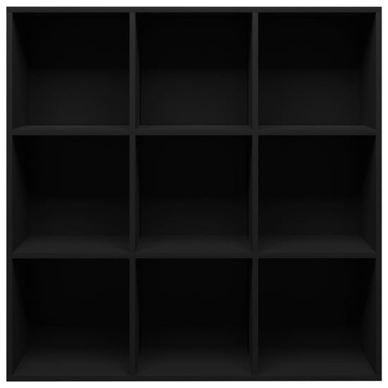 Boekenkast 98x30x98 cm spaanplaat zwart MeubelReus