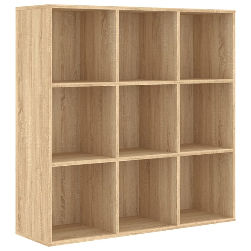 Boekenkast 98x30x98 cm spaanplaat sonoma eikenkleurig