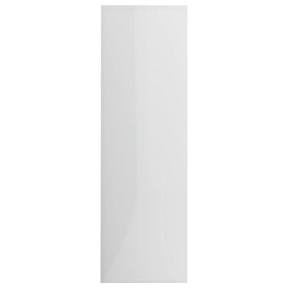 Boekenkast 98x30x98 cm spaanplaat hoogglans wit MeubelReus