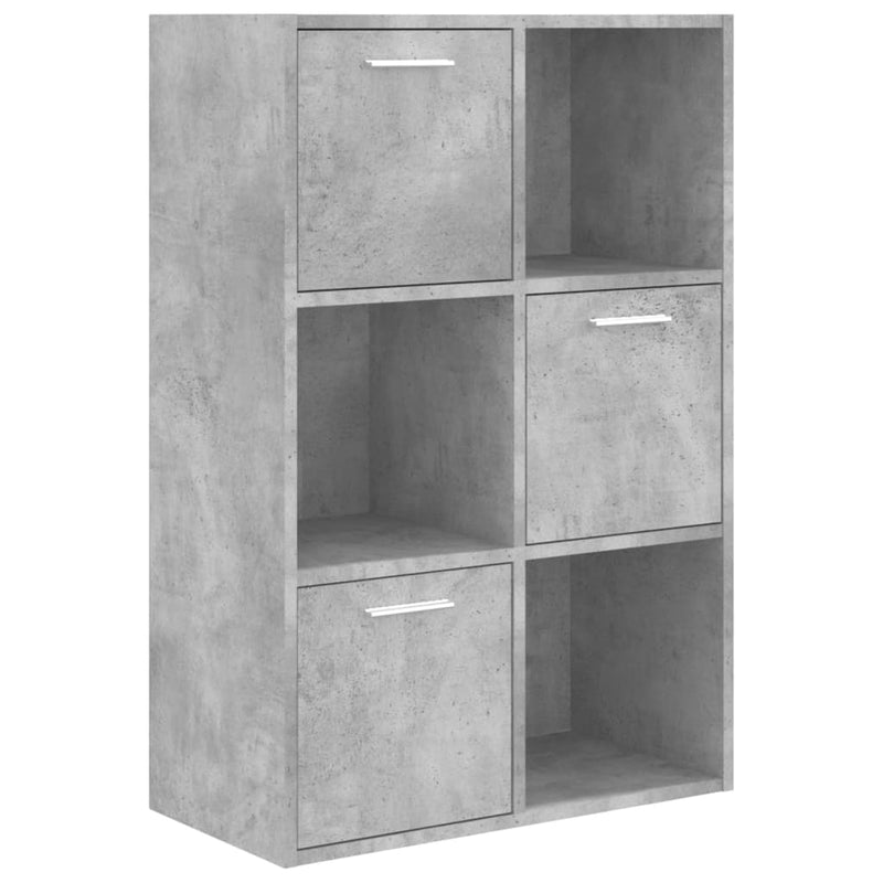 Opbergkast 60x29,5x90 cm bewerkt hout betongrijs MeubelReus