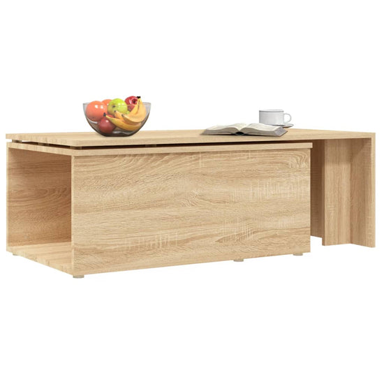 Salontafel 150x50x35 cm bewerkt hout sonoma eikenkleurig MeubelReus