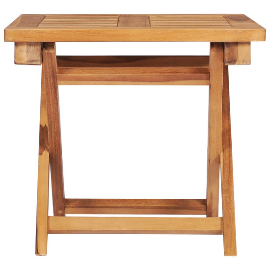 Ligbedden 2 st met tafel massief teakhout MeubelReus