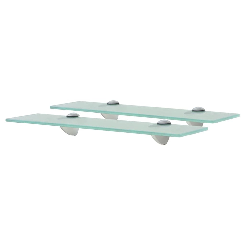 Schappen zwevend 2 st 40x10 cm 8 mm glas MeubelReus