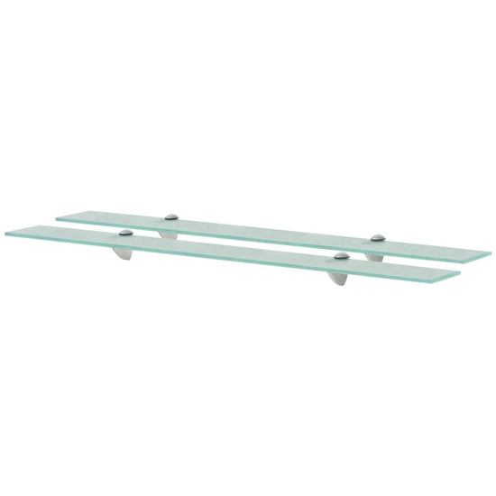 Schappen zwevend 2 st 90x10 cm 8 mm glas MeubelReus