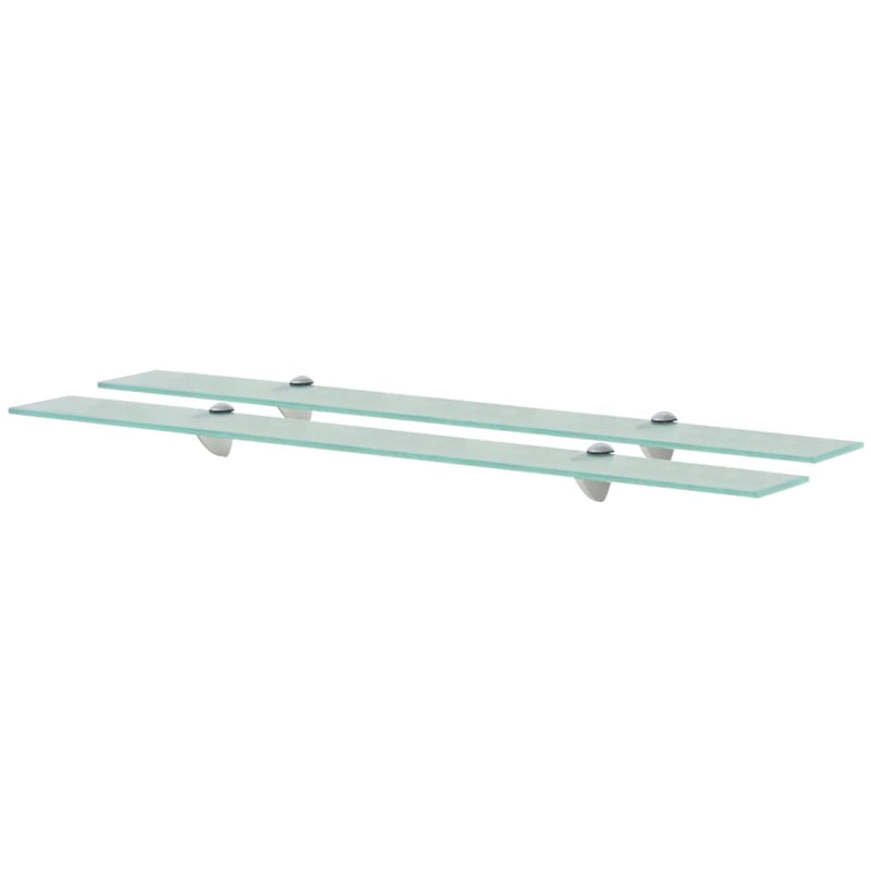 Schappen zwevend 2 st 90x10 cm 8 mm glas MeubelReus