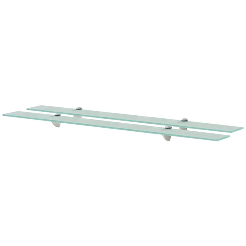 Schappen zwevend 2 st 100x10 cm 8 mm glas MeubelReus