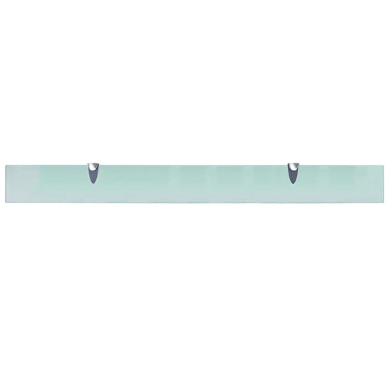 Schappen zwevend 2 st 100x10 cm 8 mm glas MeubelReus