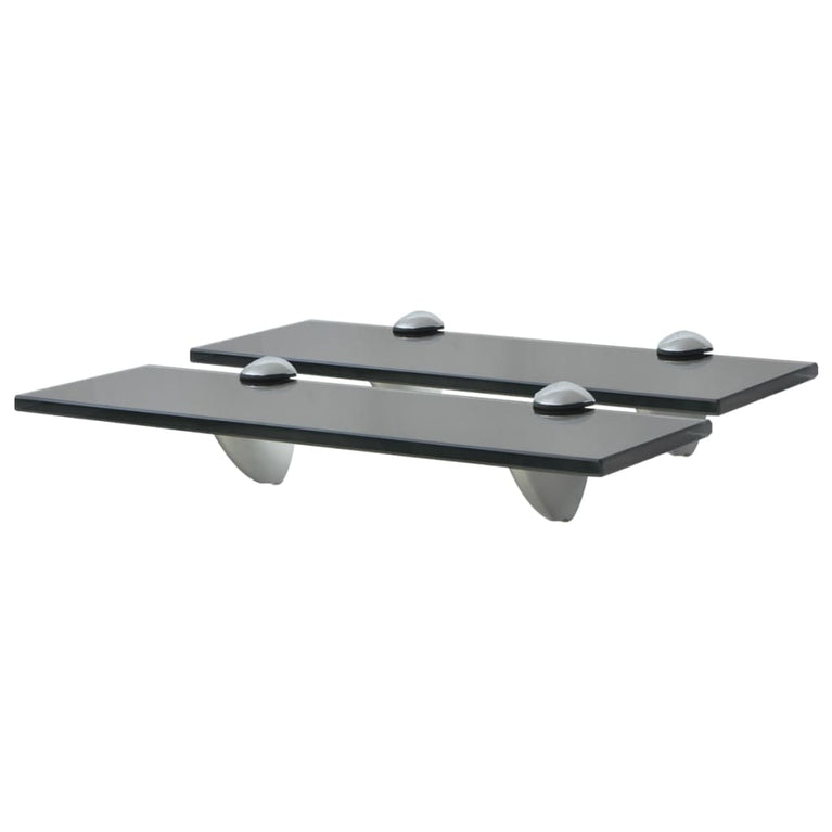Schappen zwevend 2 st 30x10 cm 8 mm glas MeubelReus