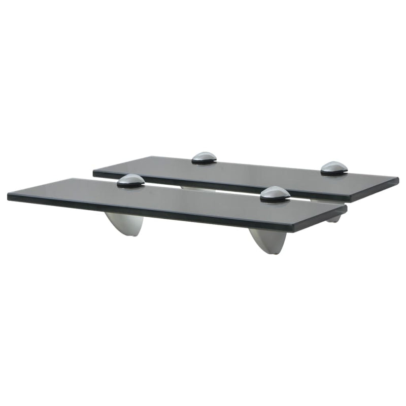 Schappen zwevend 2 st 30x10 cm 8 mm glas MeubelReus
