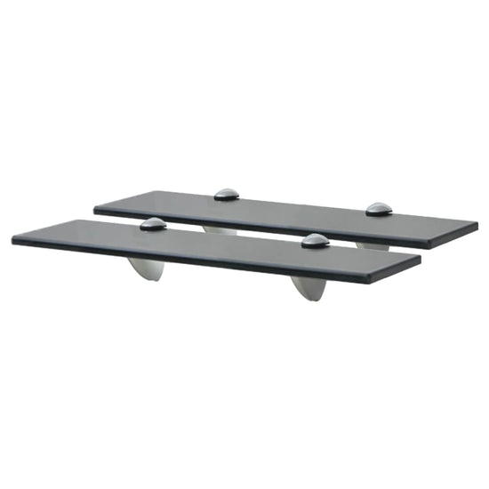 Schappen zwevend 2 st 40x10 cm 8 mm glas MeubelReus