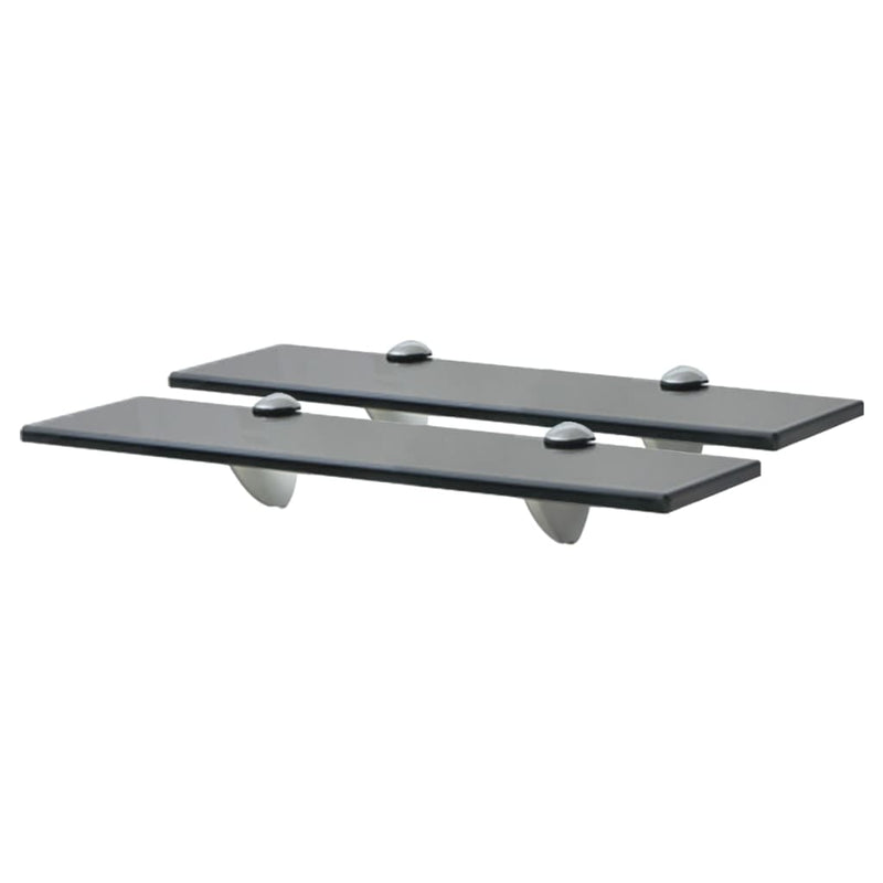 Schappen zwevend 2 st 40x10 cm 8 mm glas MeubelReus