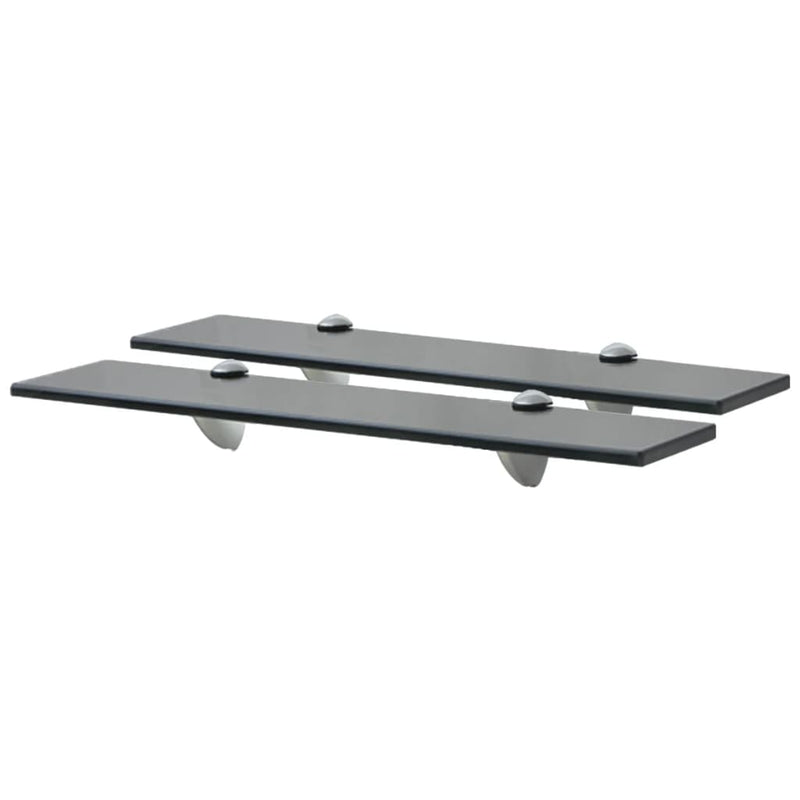 Schappen zwevend 2 st 50x10 cm 8 mm glas MeubelReus