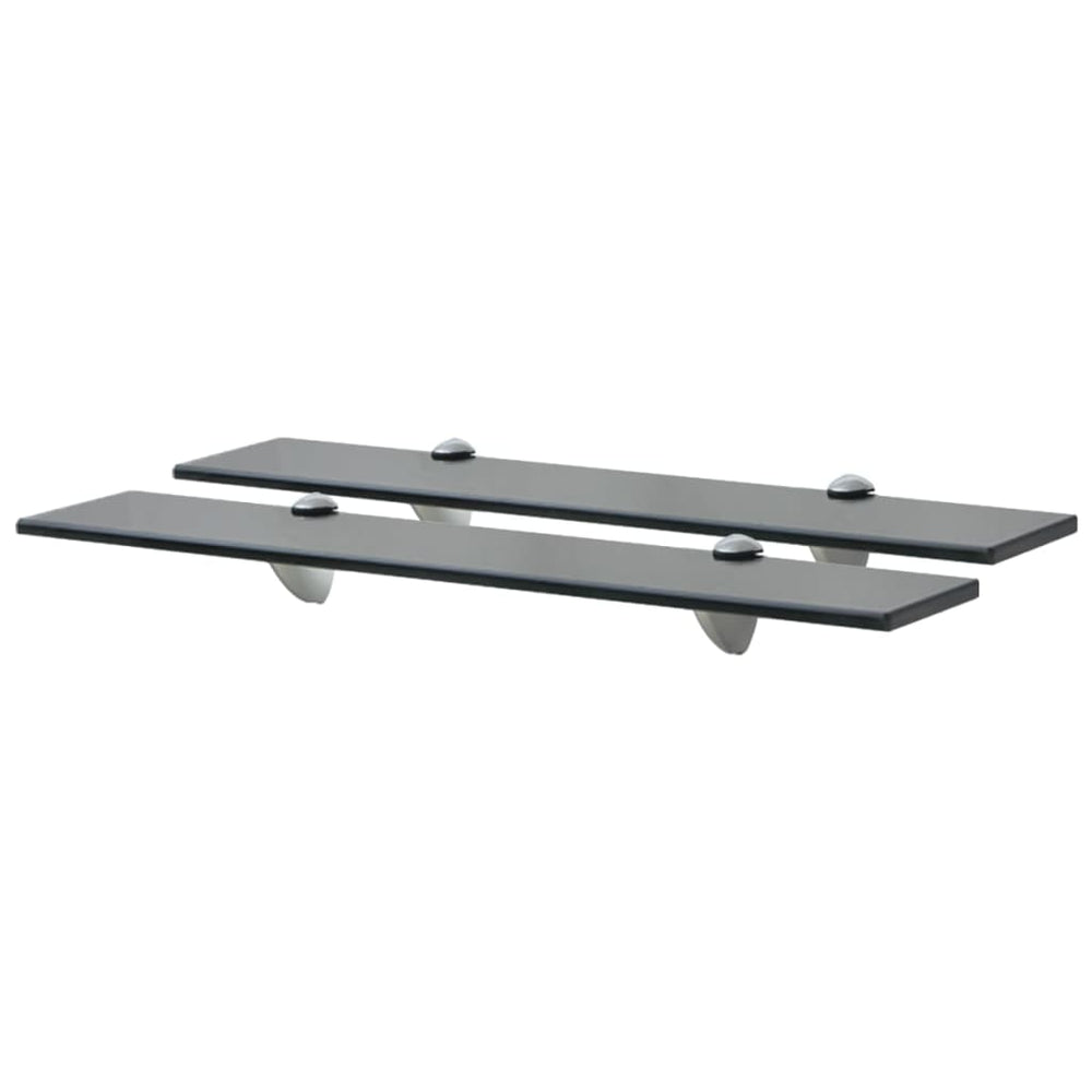 Schappen zwevend 2 st 60x10 cm 8 mm glas MeubelReus