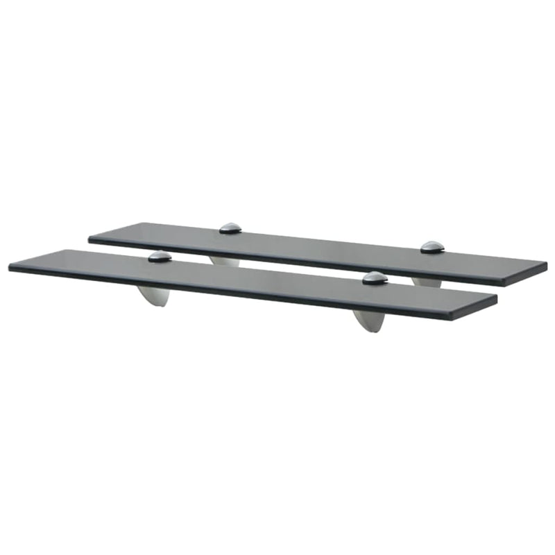 Schappen zwevend 2 st 60x10 cm 8 mm glas MeubelReus