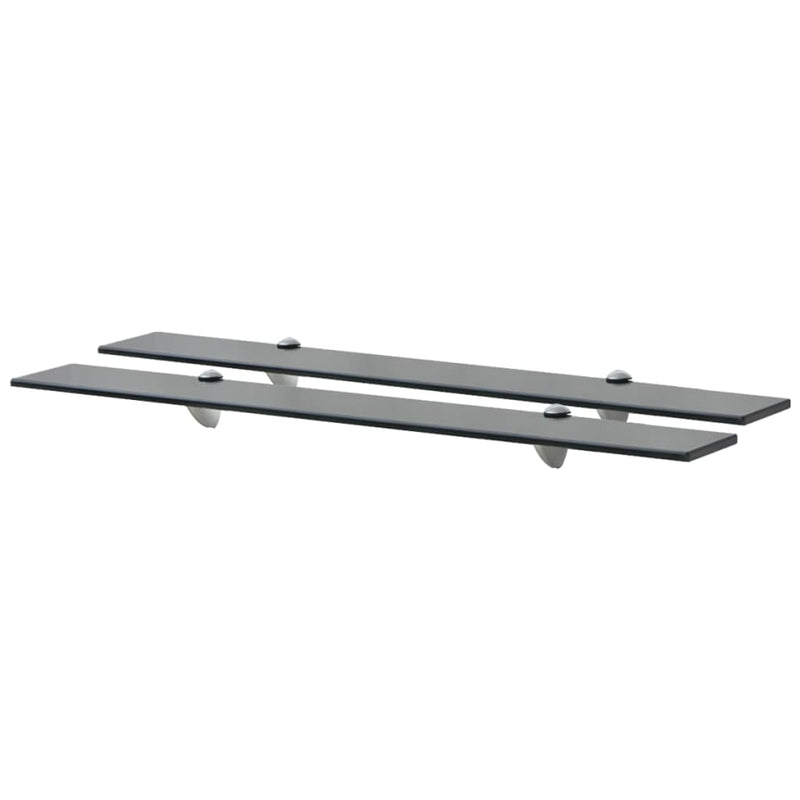 Schappen zwevend 2 st 80x10 cm 8 mm glas MeubelReus