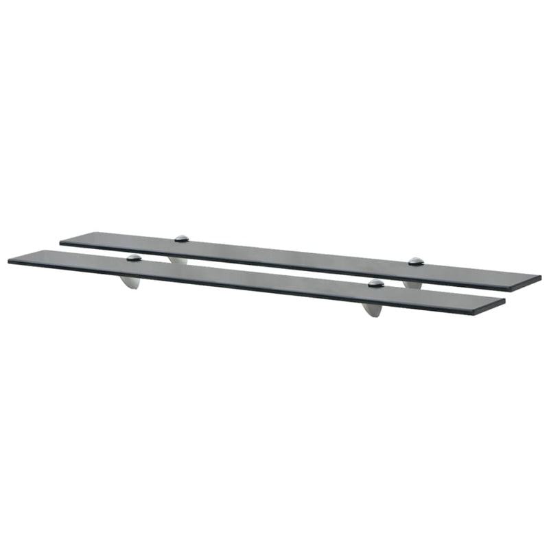 Schappen zwevend 2 st 90x10 cm 8 mm glas MeubelReus