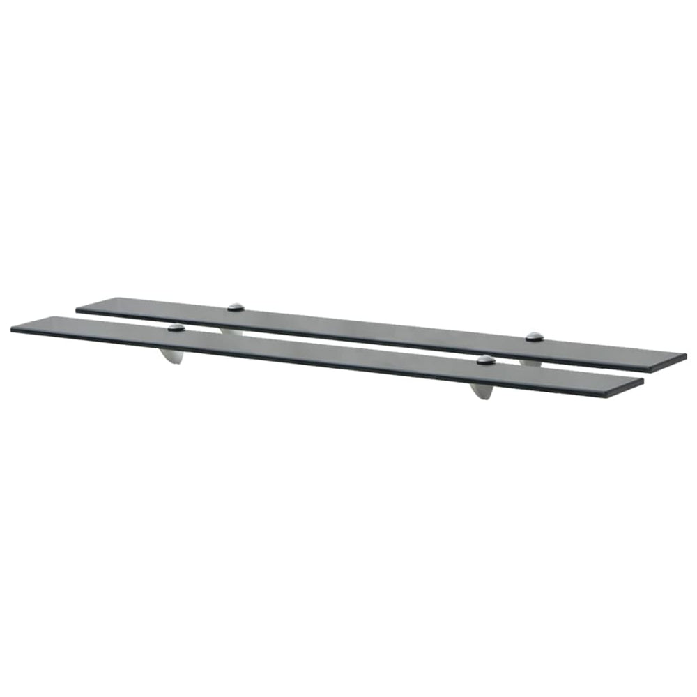 Schappen zwevend 2 st 100x10 cm 8 mm glas MeubelReus