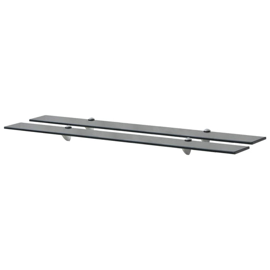Schappen zwevend 2 st 100x10 cm 8 mm glas MeubelReus