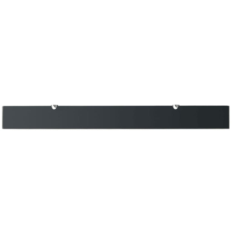 Schappen zwevend 2 st 100x10 cm 8 mm glas MeubelReus