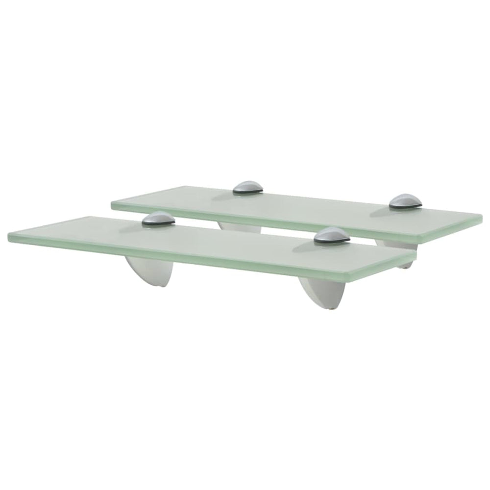 Schappen zwevend 2 st 30x10 cm 8 mm glas MeubelReus