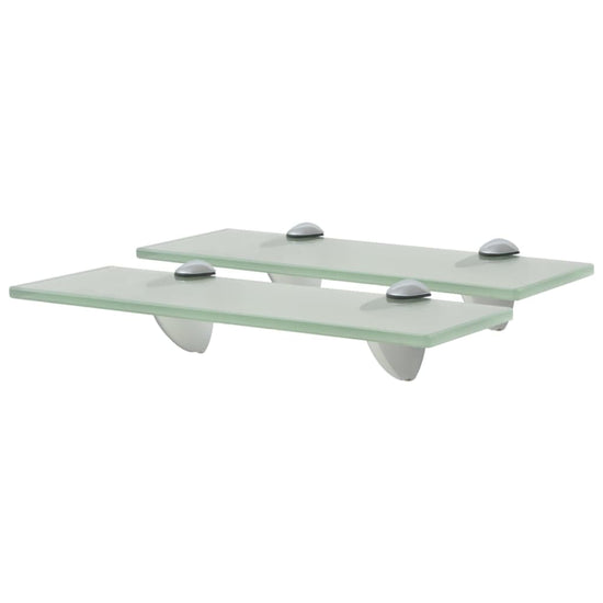Schappen zwevend 2 st 30x10 cm 8 mm glas MeubelReus