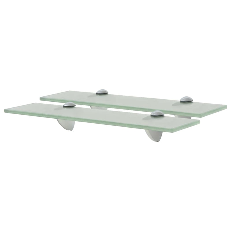 Schappen zwevend 2 st 40x10 cm 8 mm glas MeubelReus