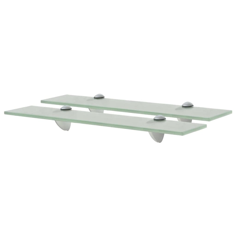 Schappen zwevend 2 st 50x10 cm 8 mm glas MeubelReus