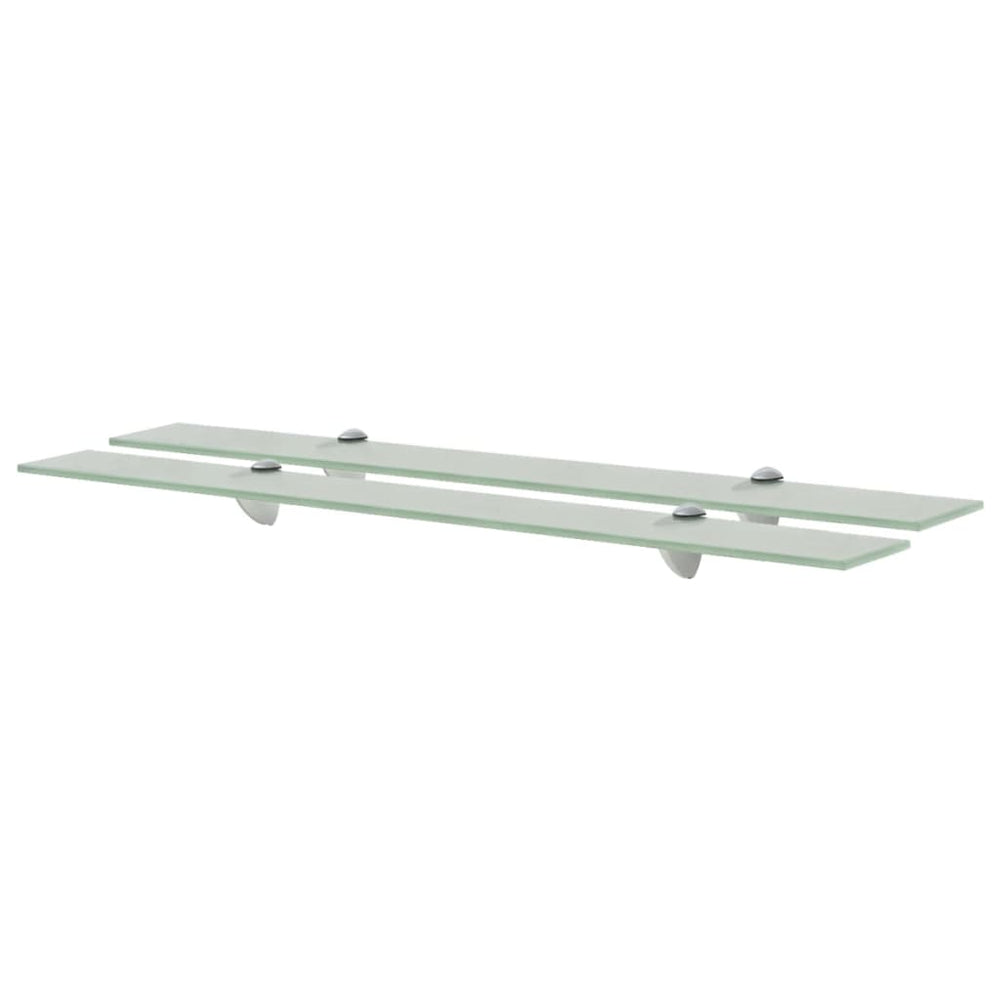 Schappen zwevend 2 st 80x10 cm 8 mm glas MeubelReus