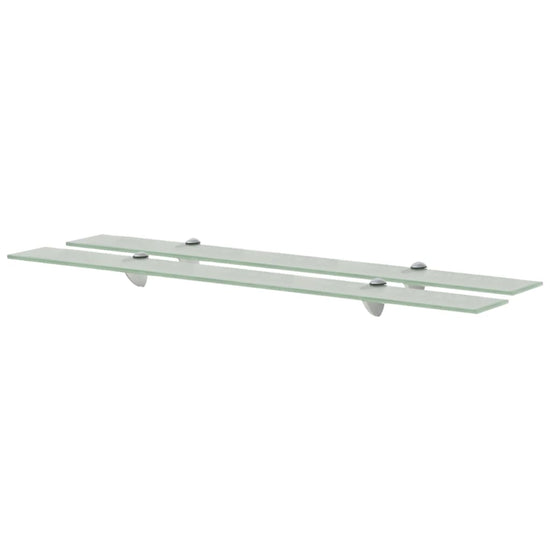 Schappen zwevend 2 st 90x10 cm 8 mm glas MeubelReus