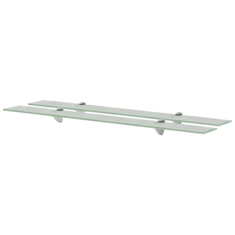 Schappen zwevend 2 st 90x10 cm 8 mm glas MeubelReus