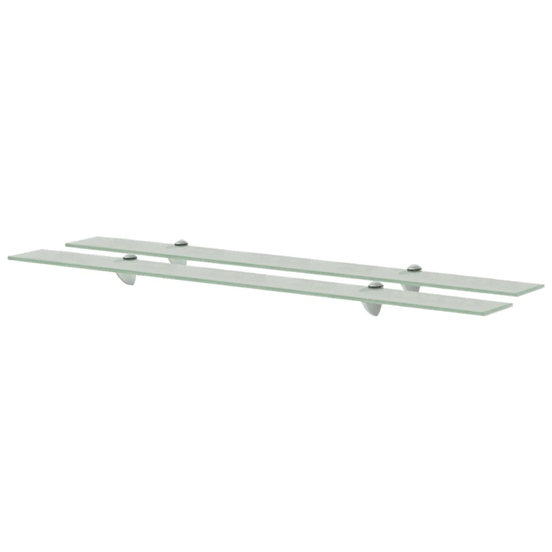 Schappen zwevend 2 st 100x10 cm 8 mm glas MeubelReus