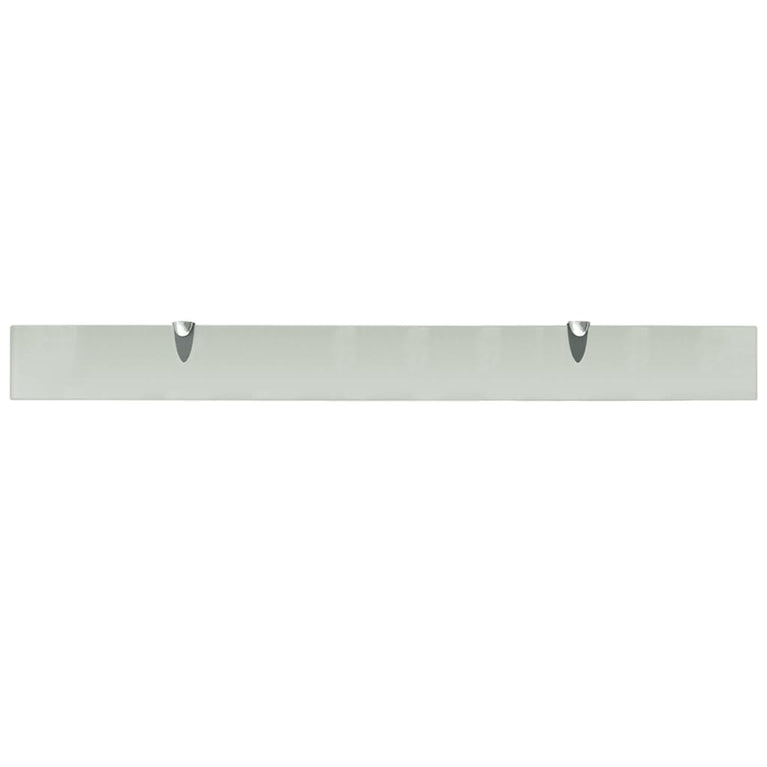 Schappen zwevend 2 st 100x10 cm 8 mm glas MeubelReus