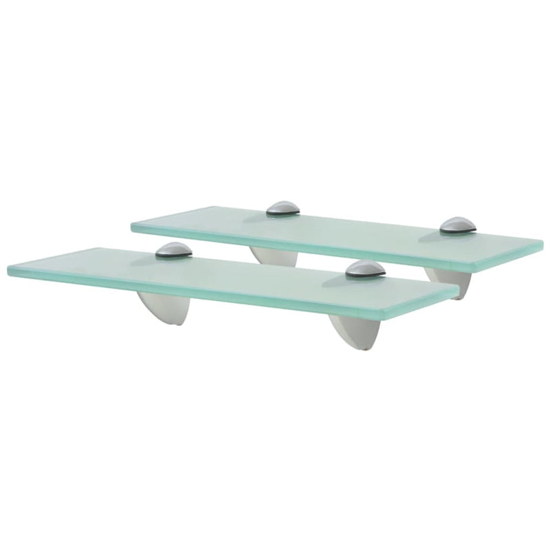 Schappen zwevend 2 st 30x20 cm 8 mm glas MeubelReus