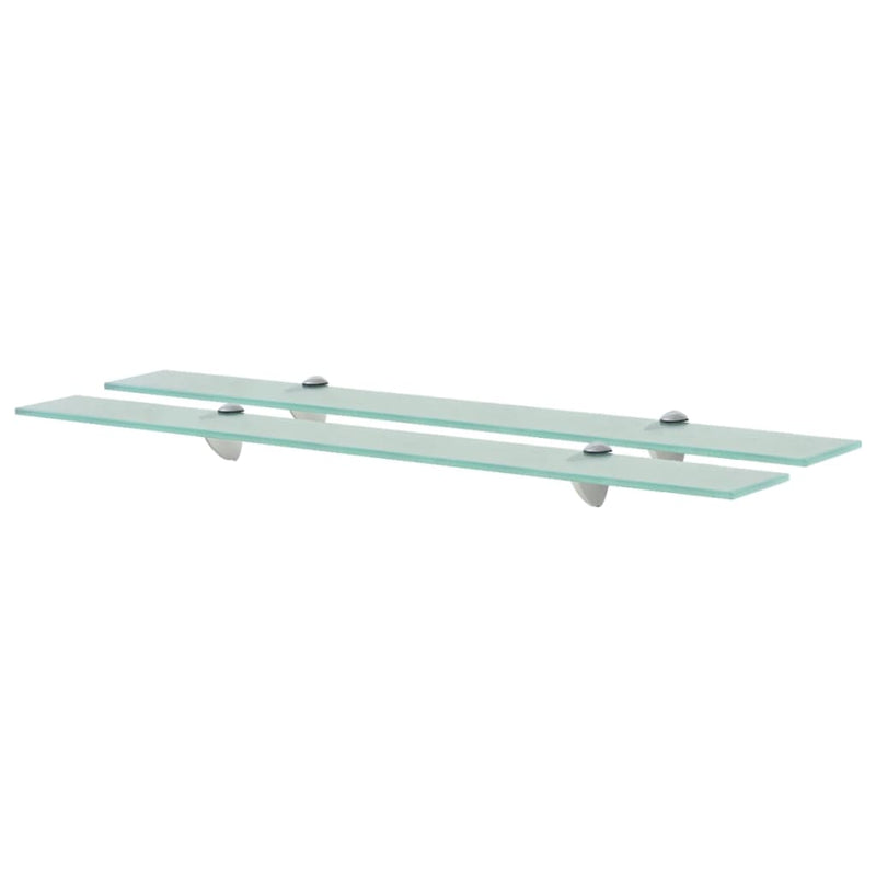 Schappen zwevend 2 st 80x20 cm 8 mm glas MeubelReus