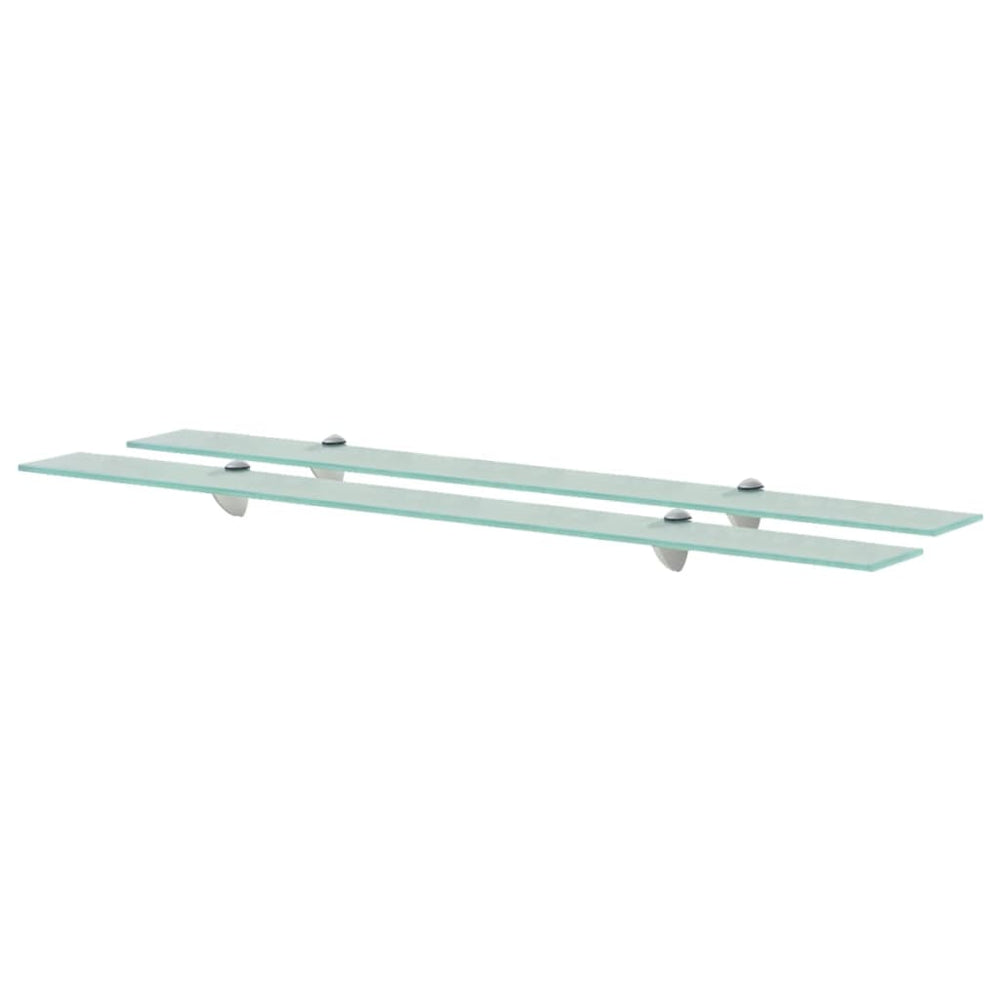Schappen zwevend 2 st 100x20 cm 8 mm glas MeubelReus