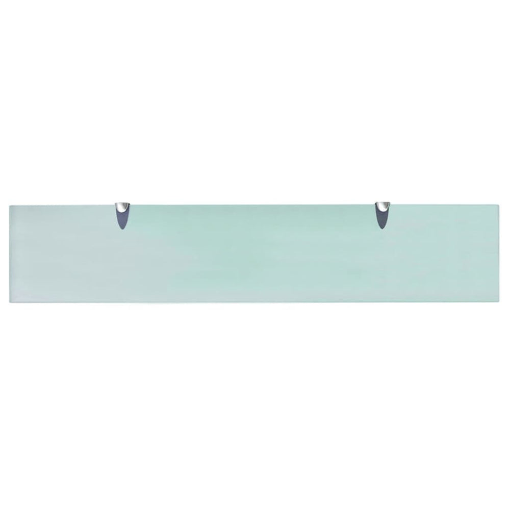 Schappen zwevend 2 st 100x20 cm 8 mm glas MeubelReus