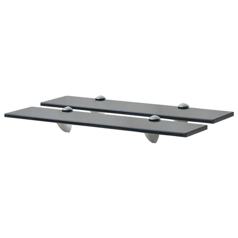 Schappen zwevend 2 st 50x20 cm 8 mm glas MeubelReus