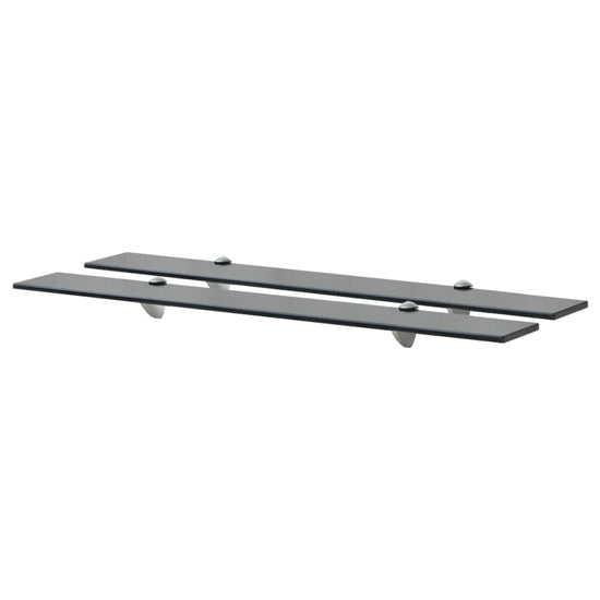 Schappen zwevend 2 st 80x20 cm 8 mm glas MeubelReus
