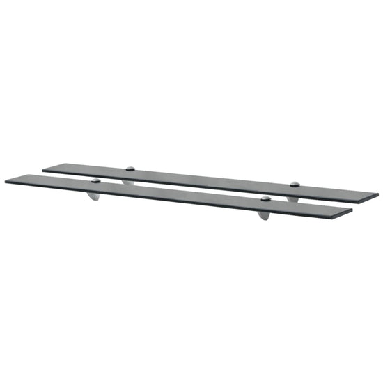 Schappen zwevend 2 st 100x20 cm 8 mm glas MeubelReus