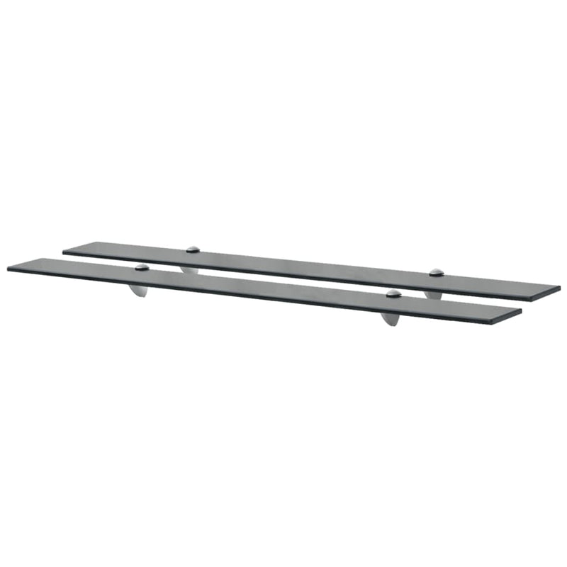 Schappen zwevend 2 st 100x20 cm 8 mm glas MeubelReus