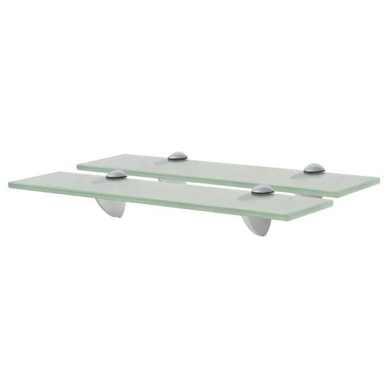 Schappen zwevend 2 st 40x20 cm 8 mm glas MeubelReus