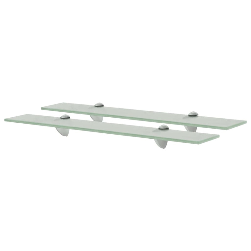 Schappen zwevend 2 st 60x20 cm 8 mm glas MeubelReus