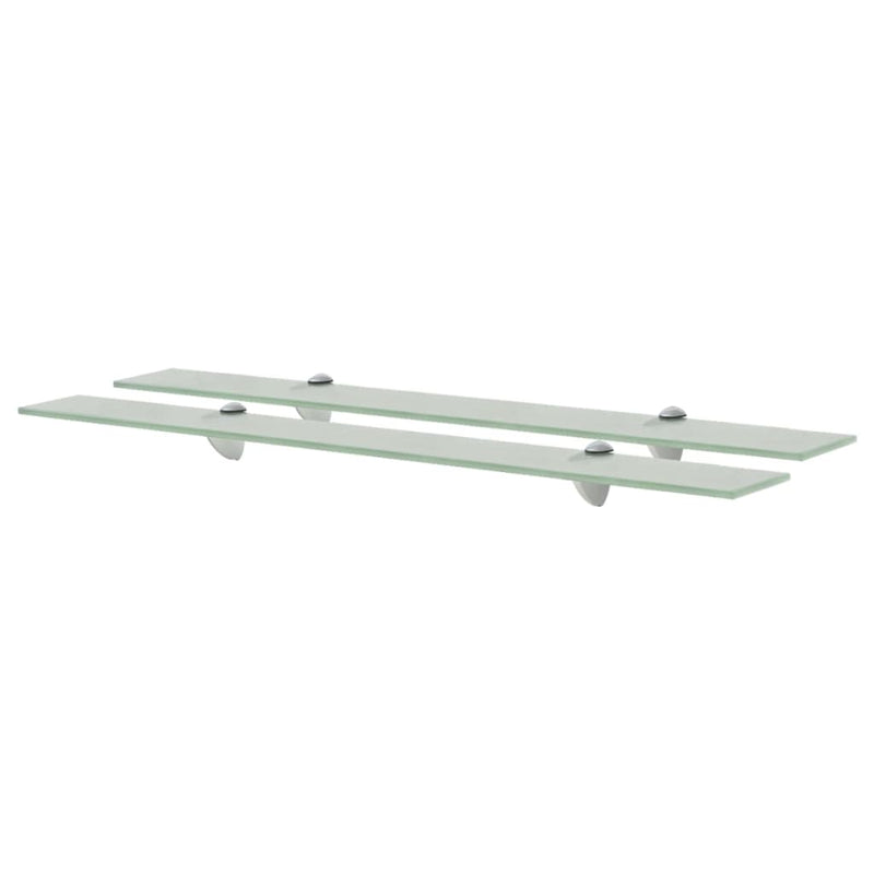 Schappen zwevend 2 st 80x20 cm 8 mm glas MeubelReus